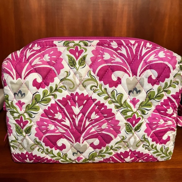 Vera Bradley Large Julep Tulip Makeup Pouch - Picture 2 of 4